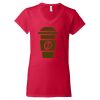 Women's Softstyle® V-Neck T-Shirt Thumbnail