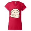 Women's Softstyle® V-Neck T-Shirt Thumbnail