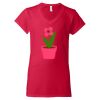 Women's Softstyle® V-Neck T-Shirt Thumbnail