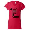 Women's Softstyle® V-Neck T-Shirt Thumbnail