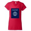 Women's Softstyle® V-Neck T-Shirt Thumbnail