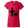 Women's Softstyle® V-Neck T-Shirt Thumbnail
