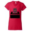 Women's Softstyle® V-Neck T-Shirt Thumbnail