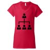 Women's Softstyle® V-Neck T-Shirt Thumbnail