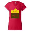 Women's Softstyle® V-Neck T-Shirt Thumbnail