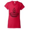 Women's Softstyle® V-Neck T-Shirt Thumbnail