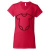 Women's Softstyle® V-Neck T-Shirt Thumbnail