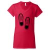 Women's Softstyle® V-Neck T-Shirt Thumbnail