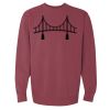 Unisex Garment-Dyed Crewneck Sweatshirt Thumbnail