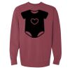 Unisex Garment-Dyed Crewneck Sweatshirt Thumbnail