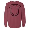 Unisex Garment-Dyed Crewneck Sweatshirt Thumbnail